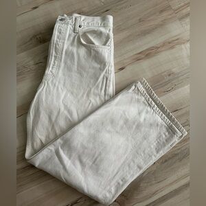 Agolde hi rise wide leg jean 27